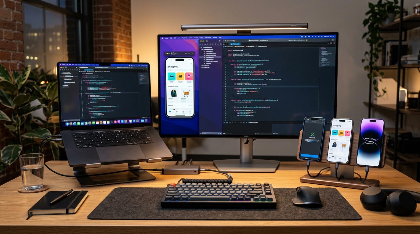 Solusi Hemat Studio Startup: Sewa MacBook & iPhone untuk Build Xcode dan QA Testing Developer iOS